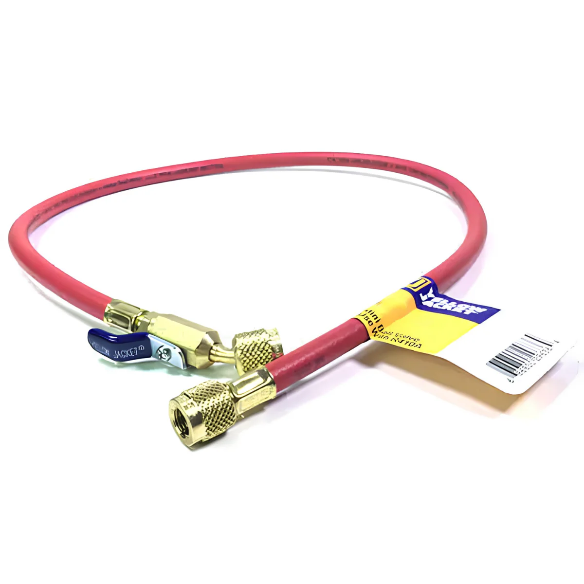1/4” Red Charging Hoses With Compact Ball Valve Plus II (Yellow Jacket USA) 29636