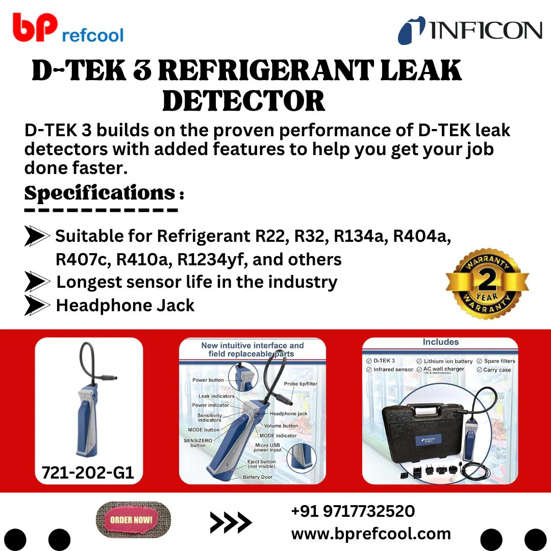 D-TEK 3 REFRIGERANT LEAK DETECTOR BY INFICON - Image 4