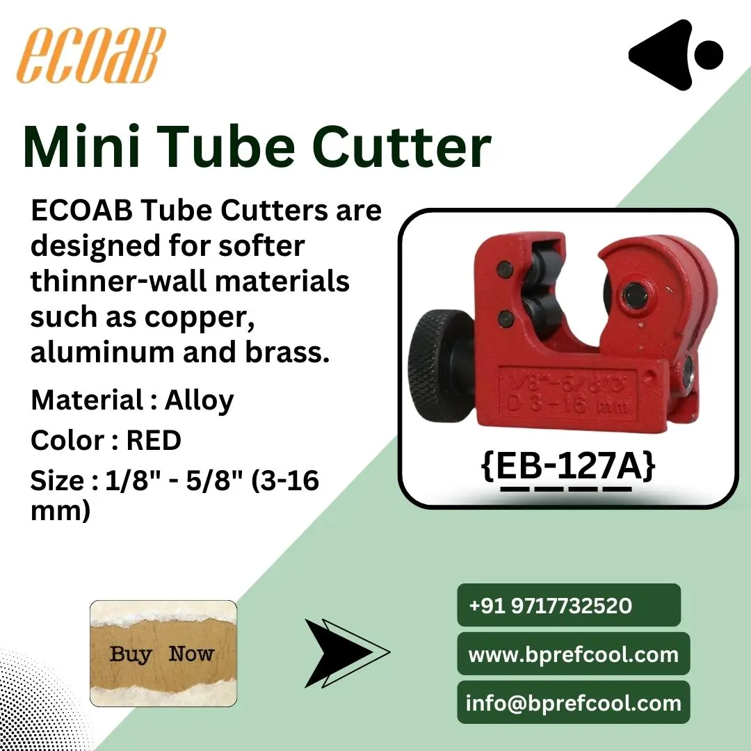 ECOAB Mini Tube Cutter EB127A – HVAC & Plumbing Tool - Image 3