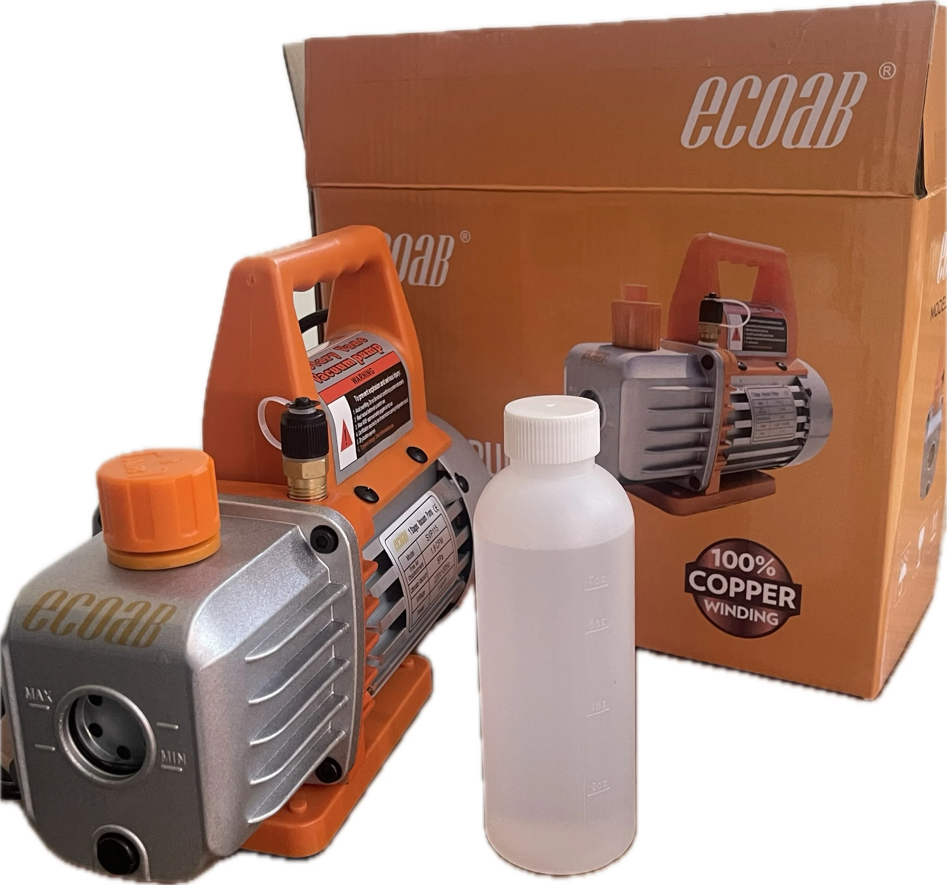 Single Stage Vacuum Pump BRAND ECOAB (SVP115) 1.8CFM - Image 5