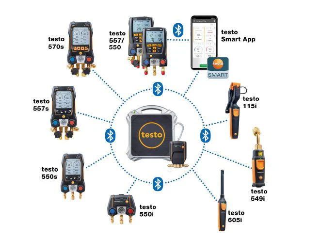 Testo 560i Digital Refrigerant Scale and Valve - Image 5